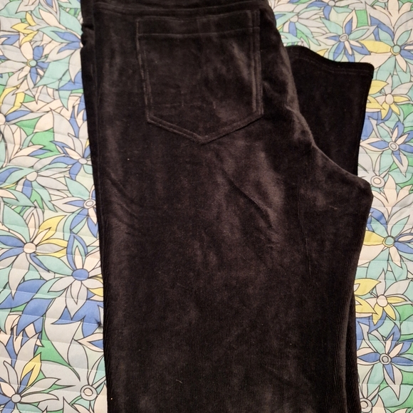 NWT Women's HUE Leggings Straight Up Cool Cord Black 2X - Picture 4 of 5